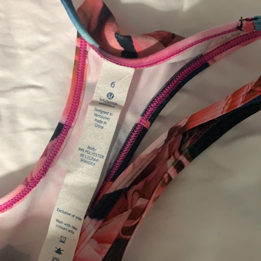 Lululemon Floral Racerback Tank - Picture 2 of 3